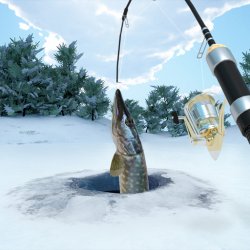 Ice fishing game in United Kigdom Ice fishing game in United Kigdom